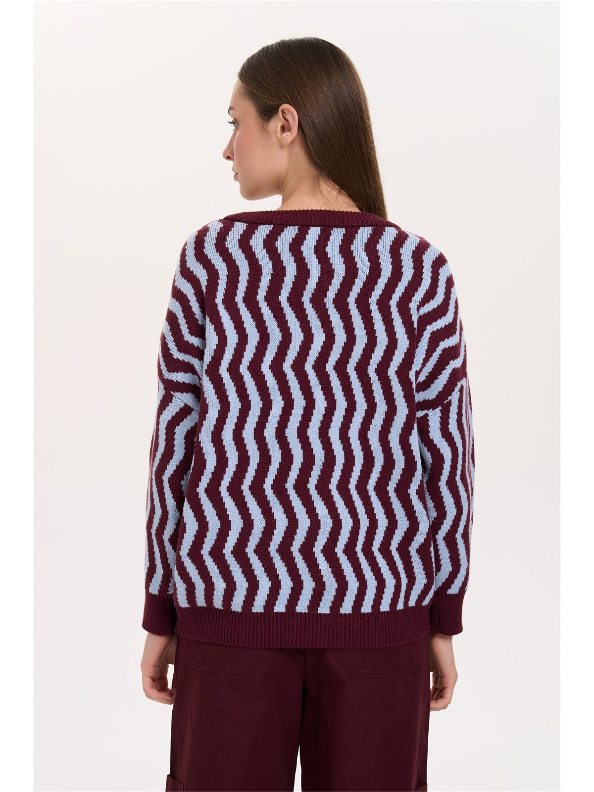 Pullover gemustert