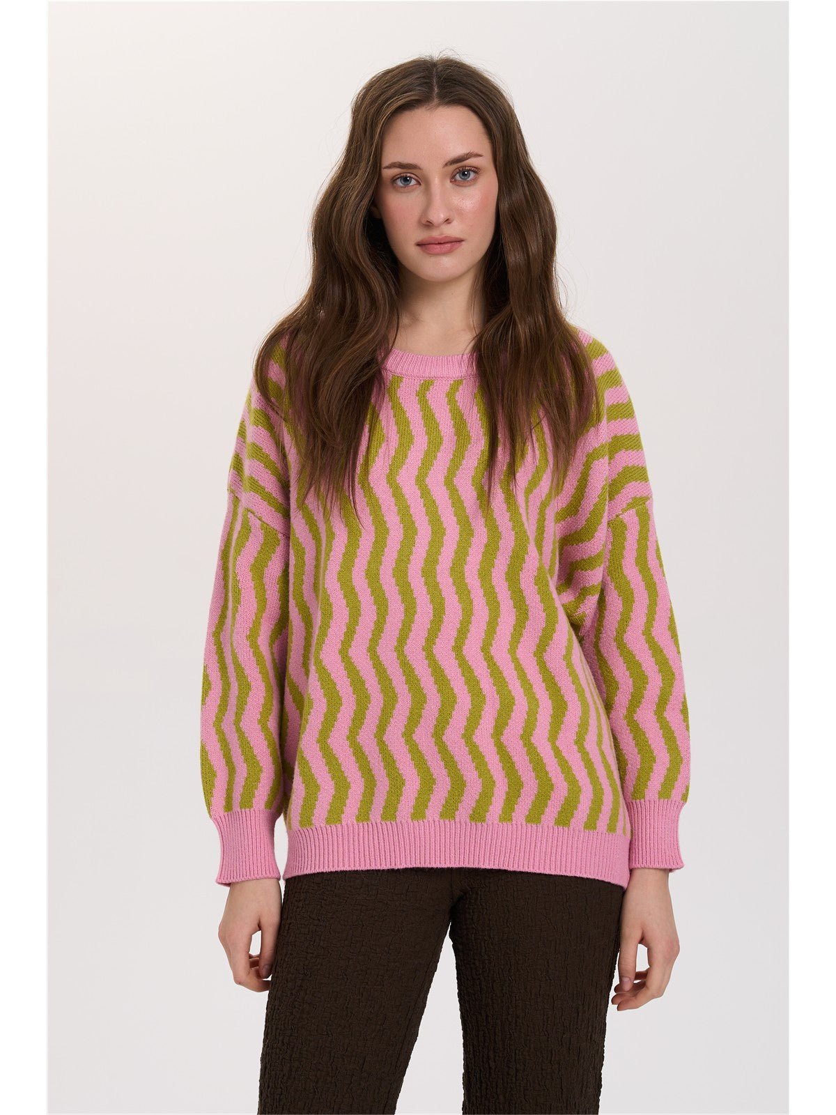 Pullover gemustert