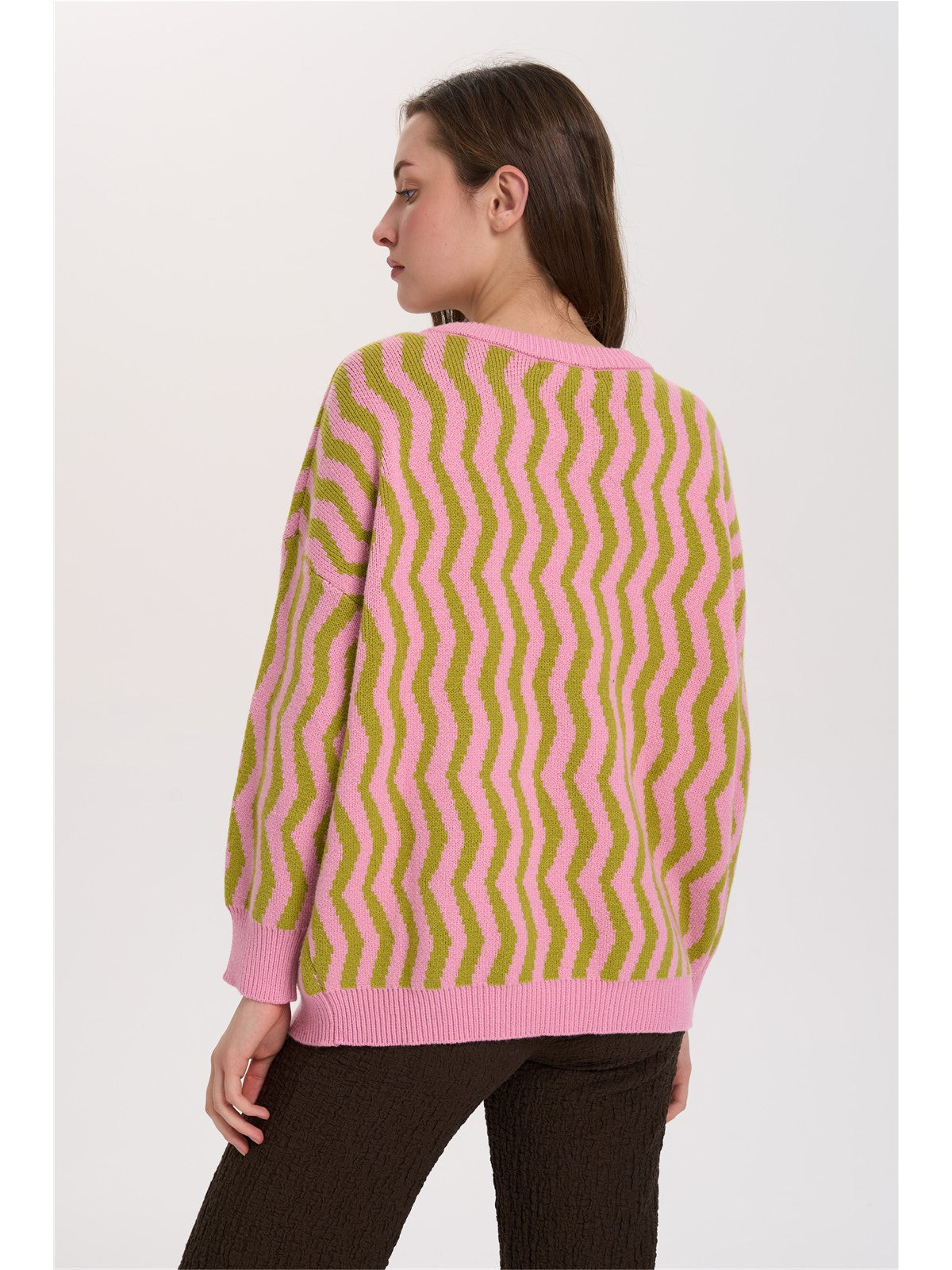 Pullover gemustert