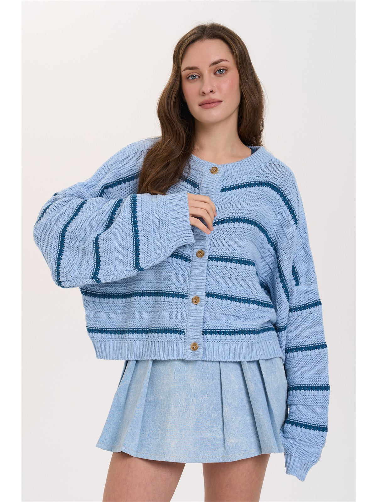 Pullover aus Baumwoll-Mix