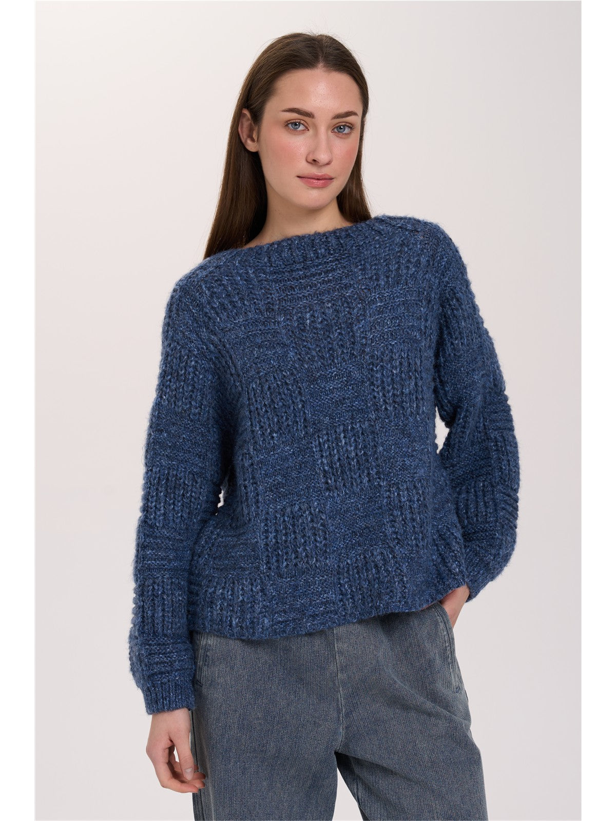 Pullover mit strukturiertem Muster