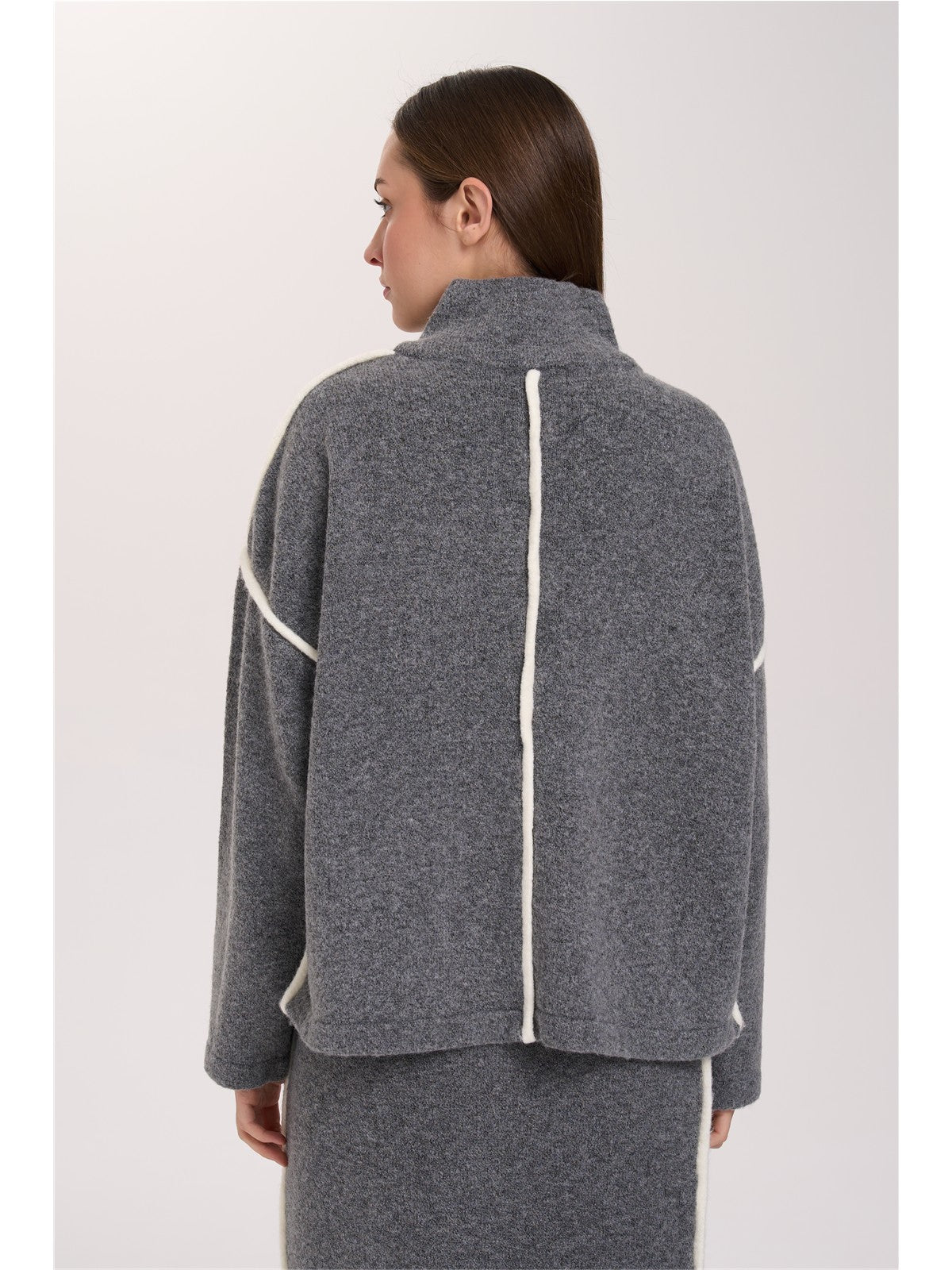 Pullover mit Kontrastdetails
