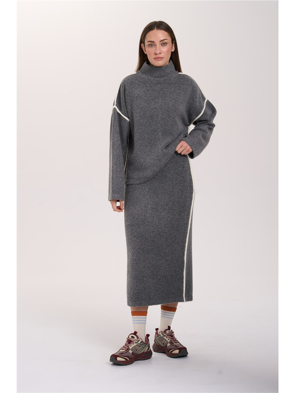 Pullover mit Kontrastdetails