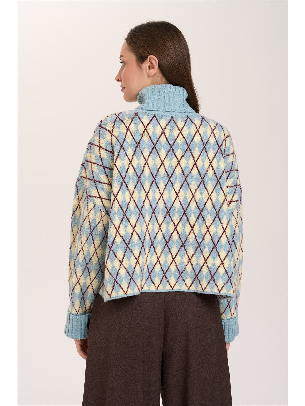 Pullover mit Rautenmuster