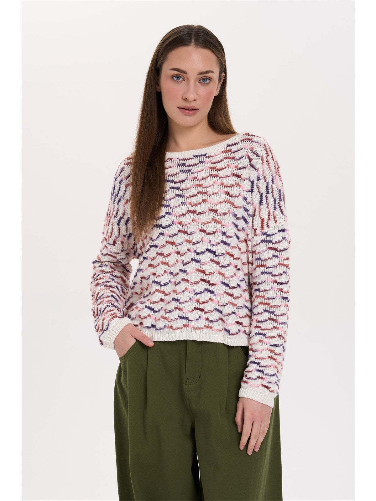 Pullover gemustert