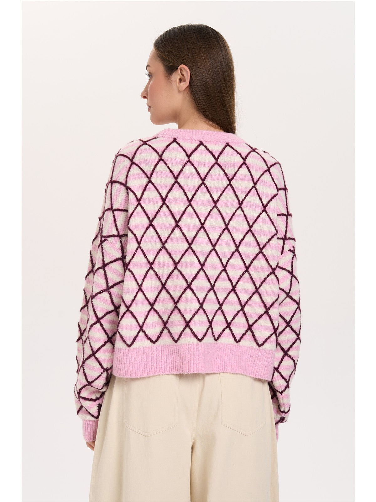 Pullover gemustert