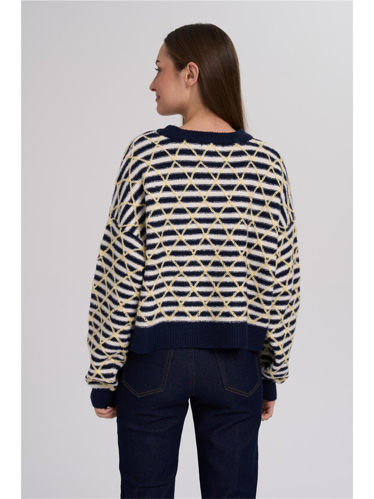 Pullover gemustert