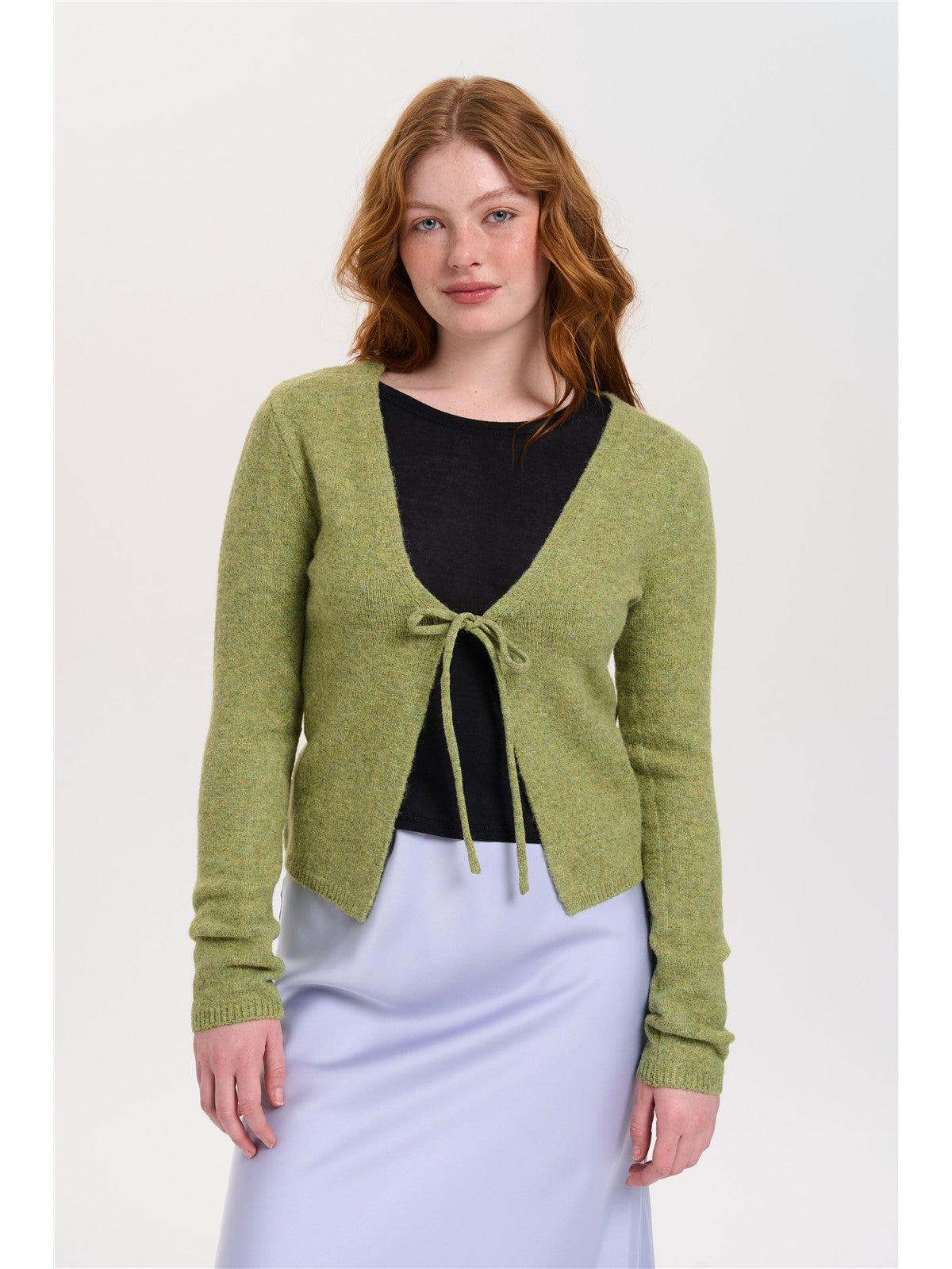 Cardigan mit Bindeband