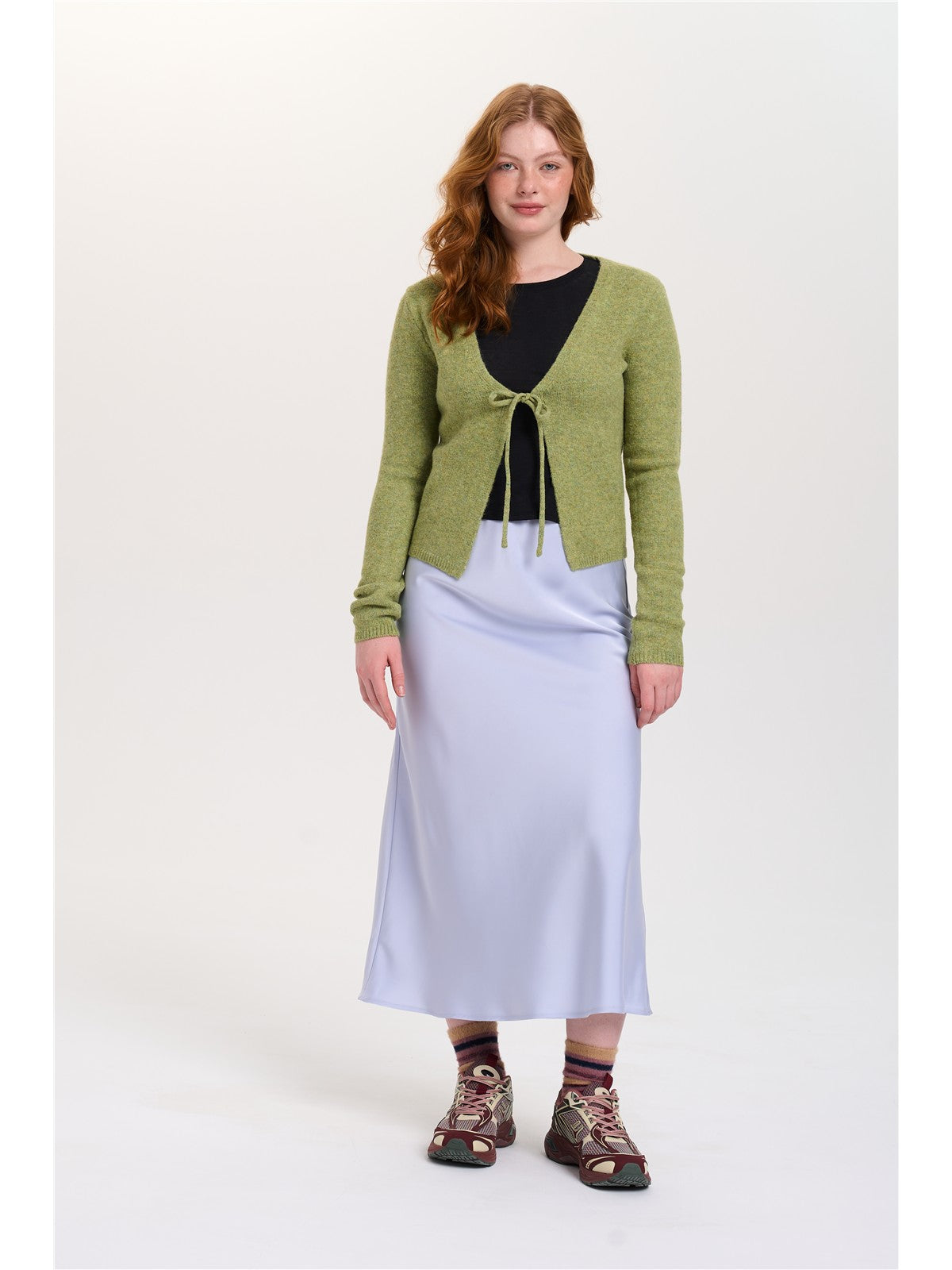 Cardigan mit Bindeband