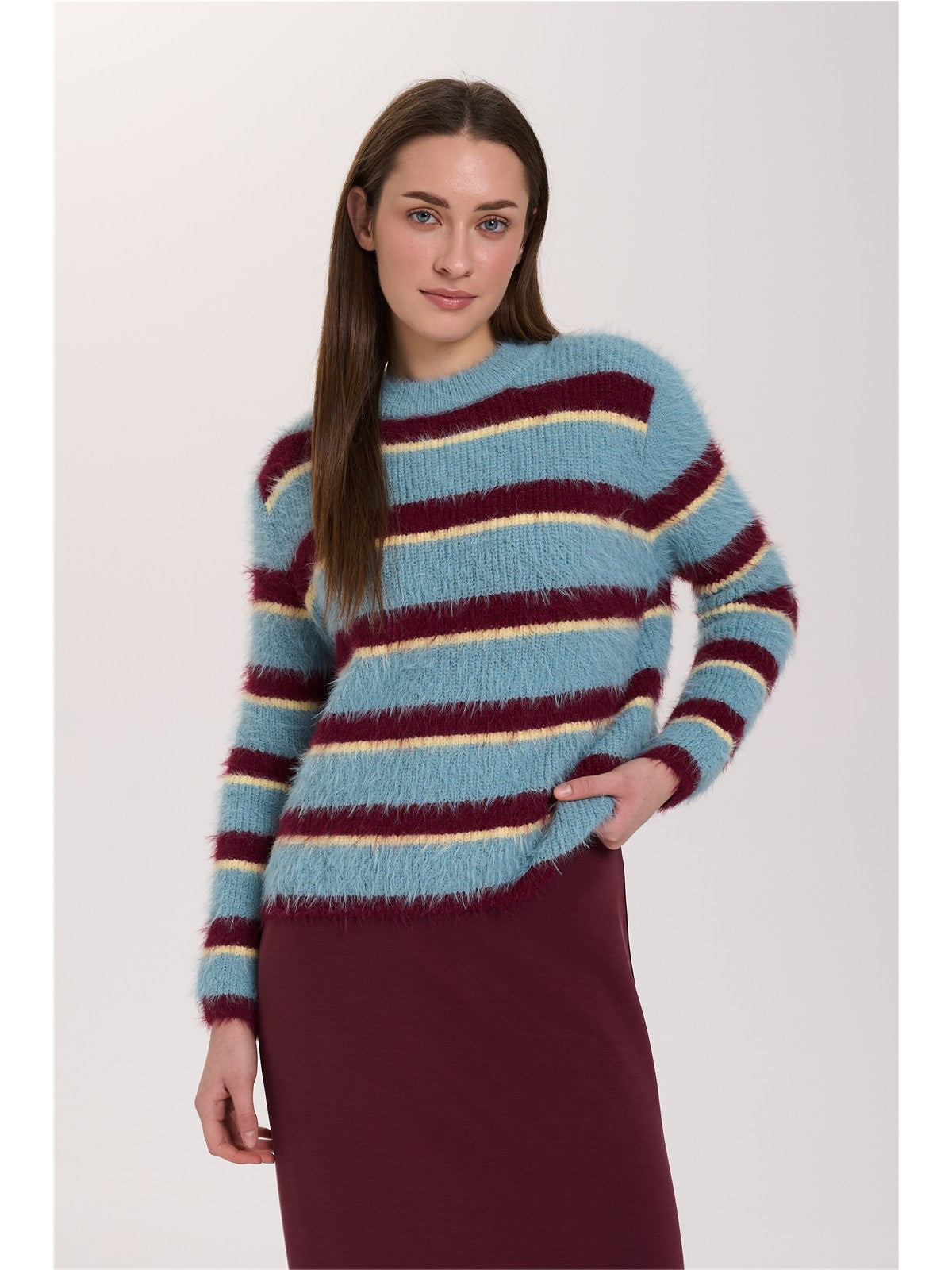 Pullover mit Streifenmuster