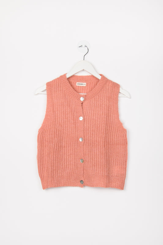 Weste in Rosé