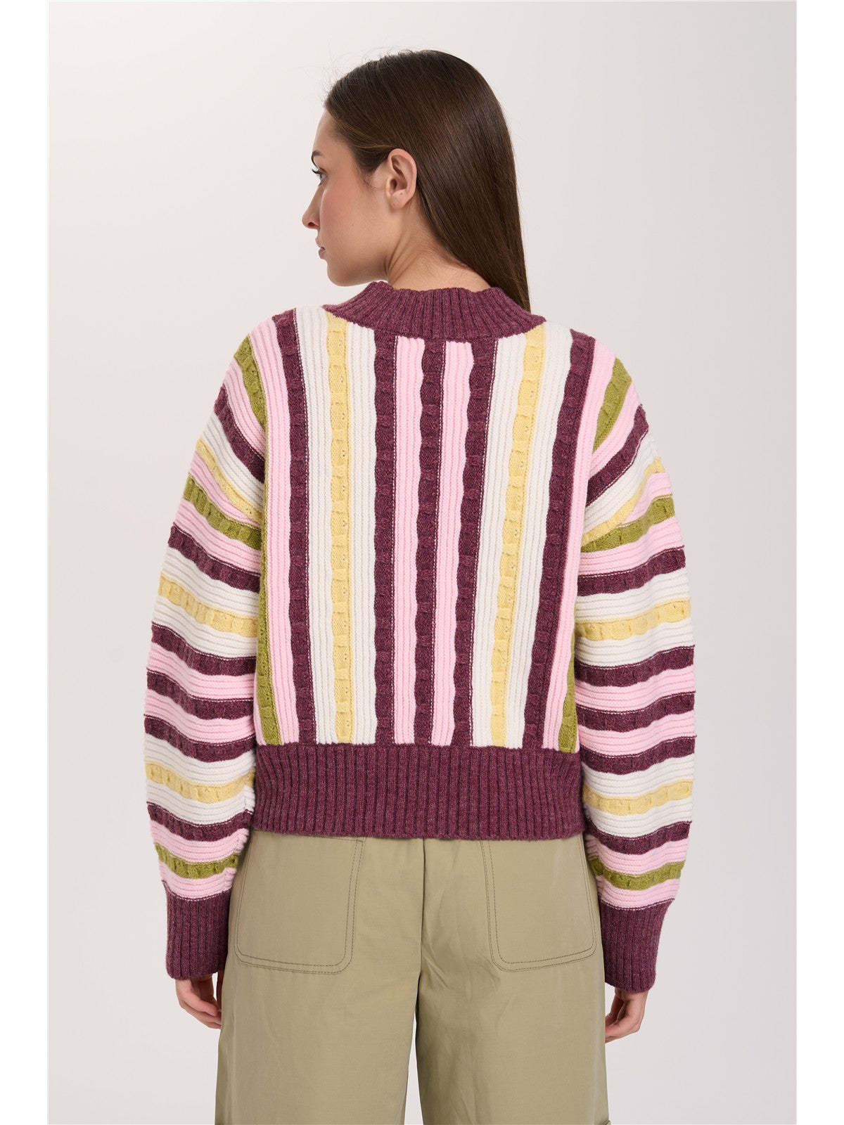 Pullover gestreift