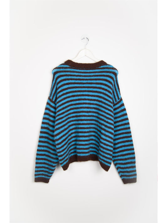 Pullover mit Streifenmuster