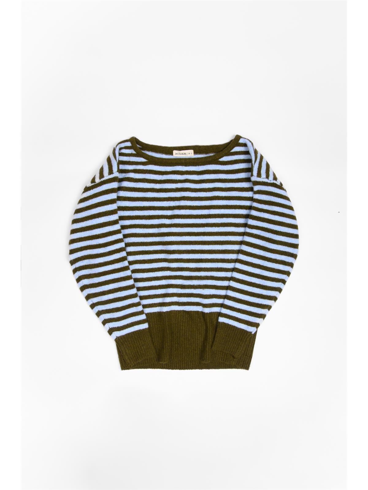 Pullover mit Streifenmuster