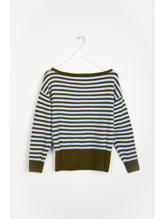 Pullover mit Streifenmuster
