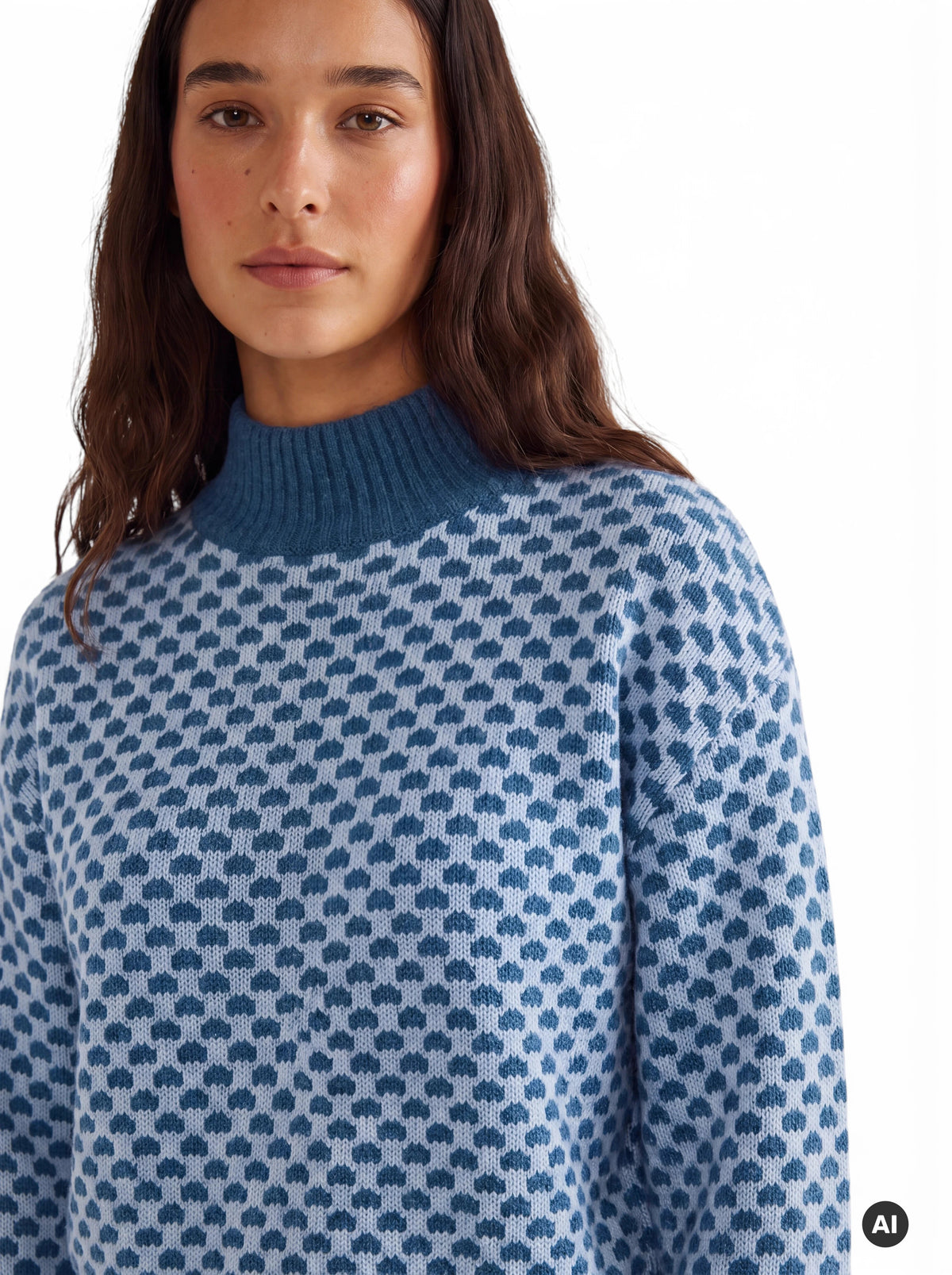 Pullover mit geometrischem Muster