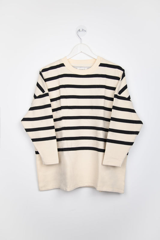 Sweatshirt gestreift