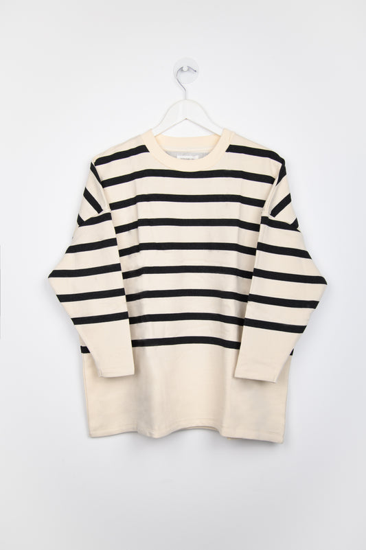 Sweatshirt gestreift
