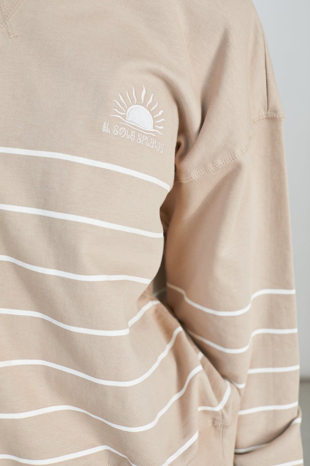 Sweatshirt mit Stickerei