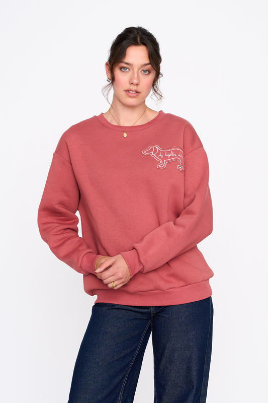 Sweatshirt in Rost