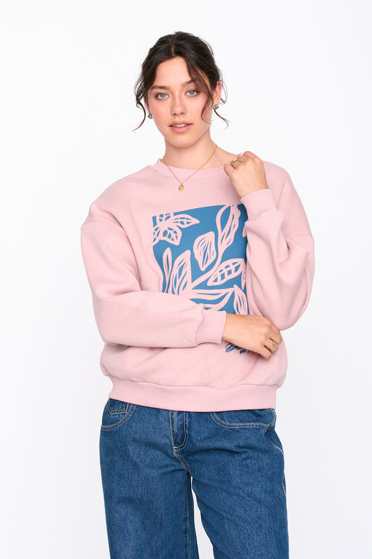 Sweatshirt in Pink