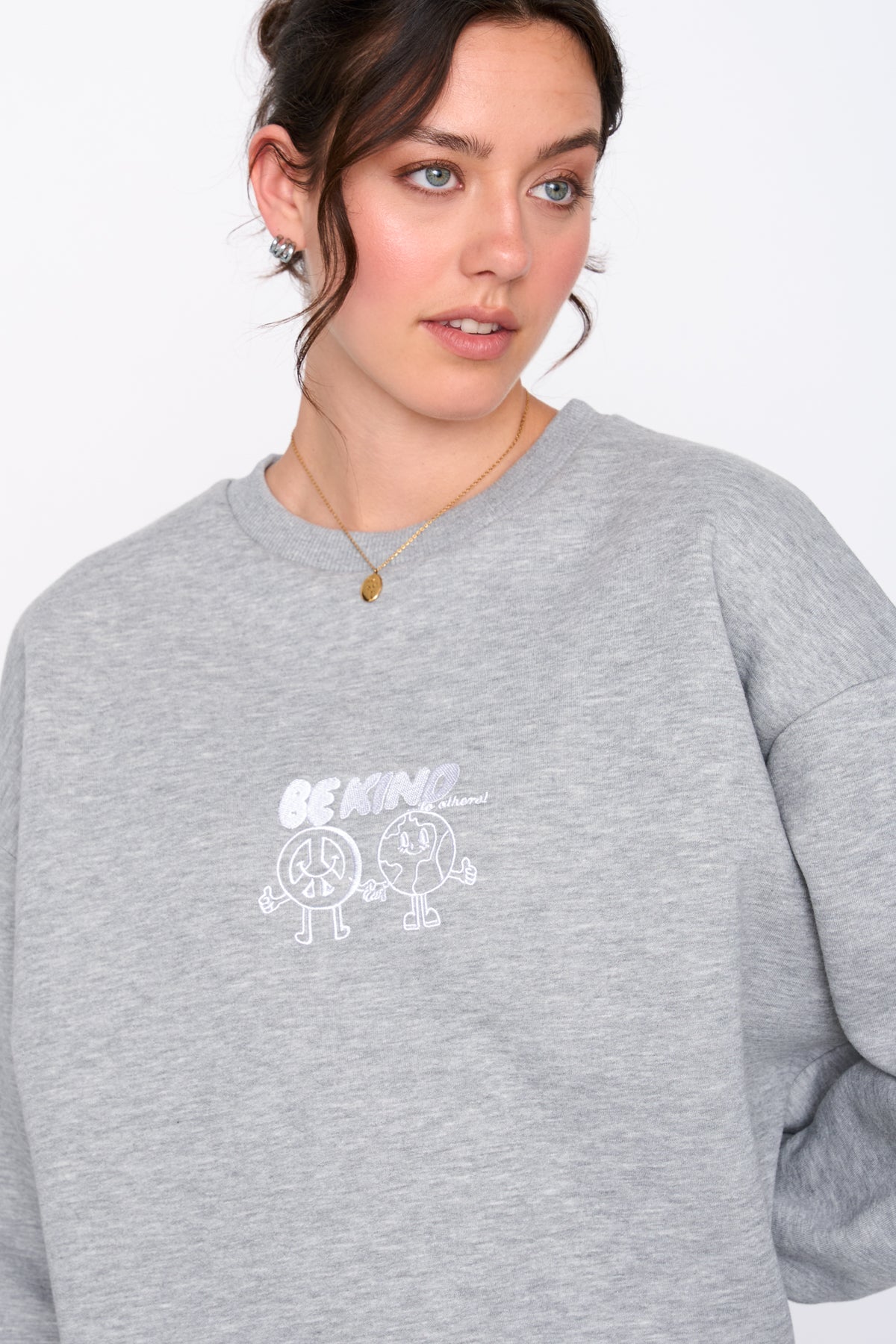 Sweatshirt in Grau