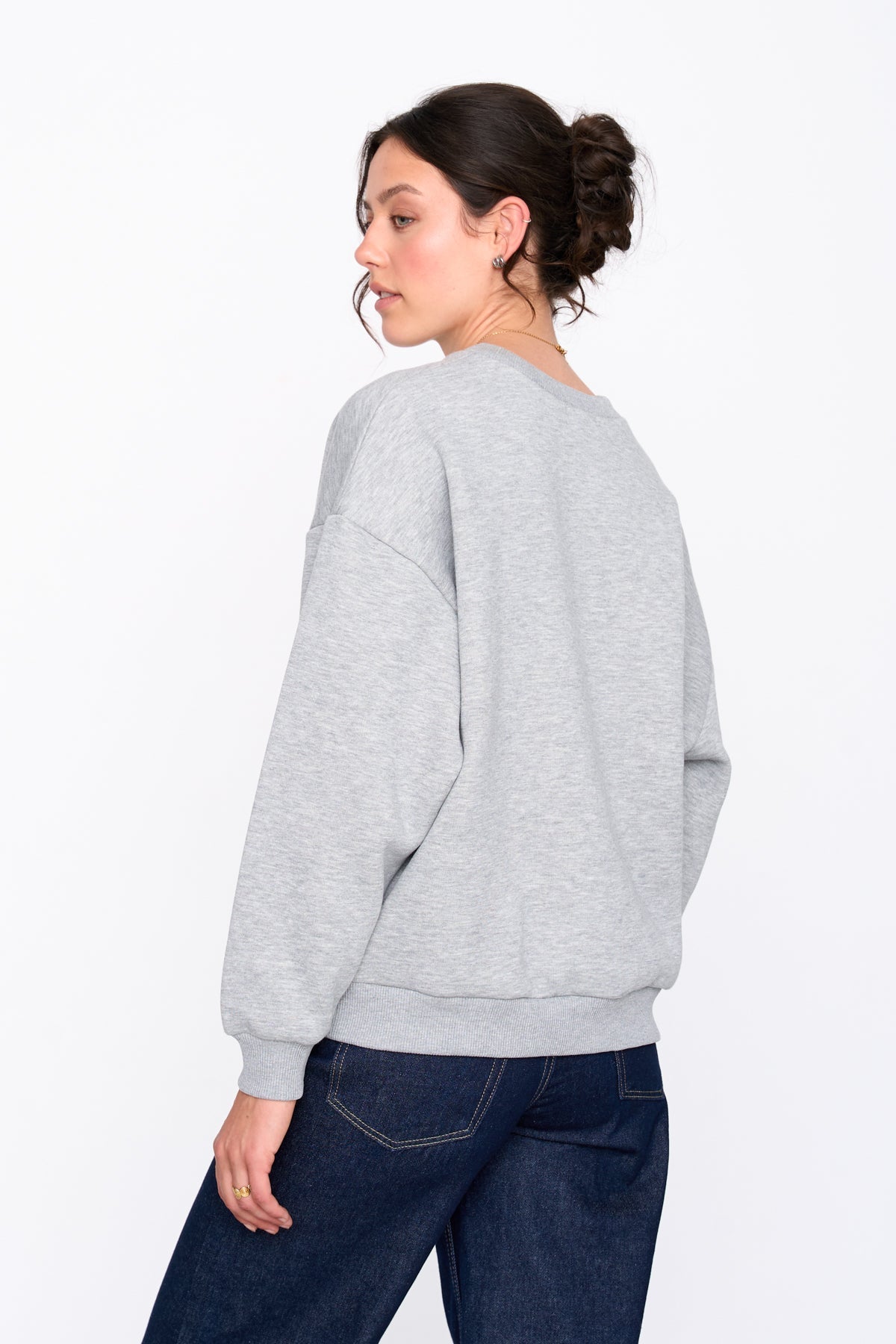 Sweatshirt in Grau