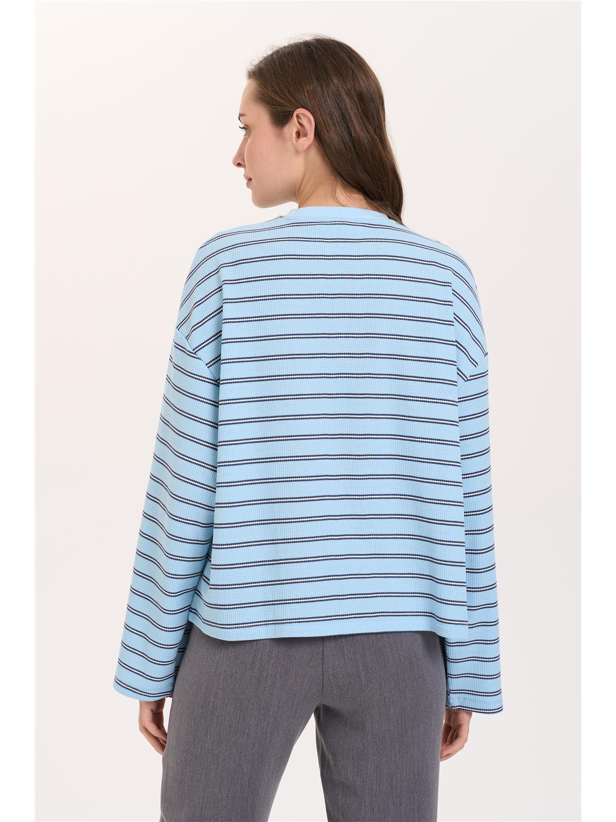 Sweatshirt gestreift
