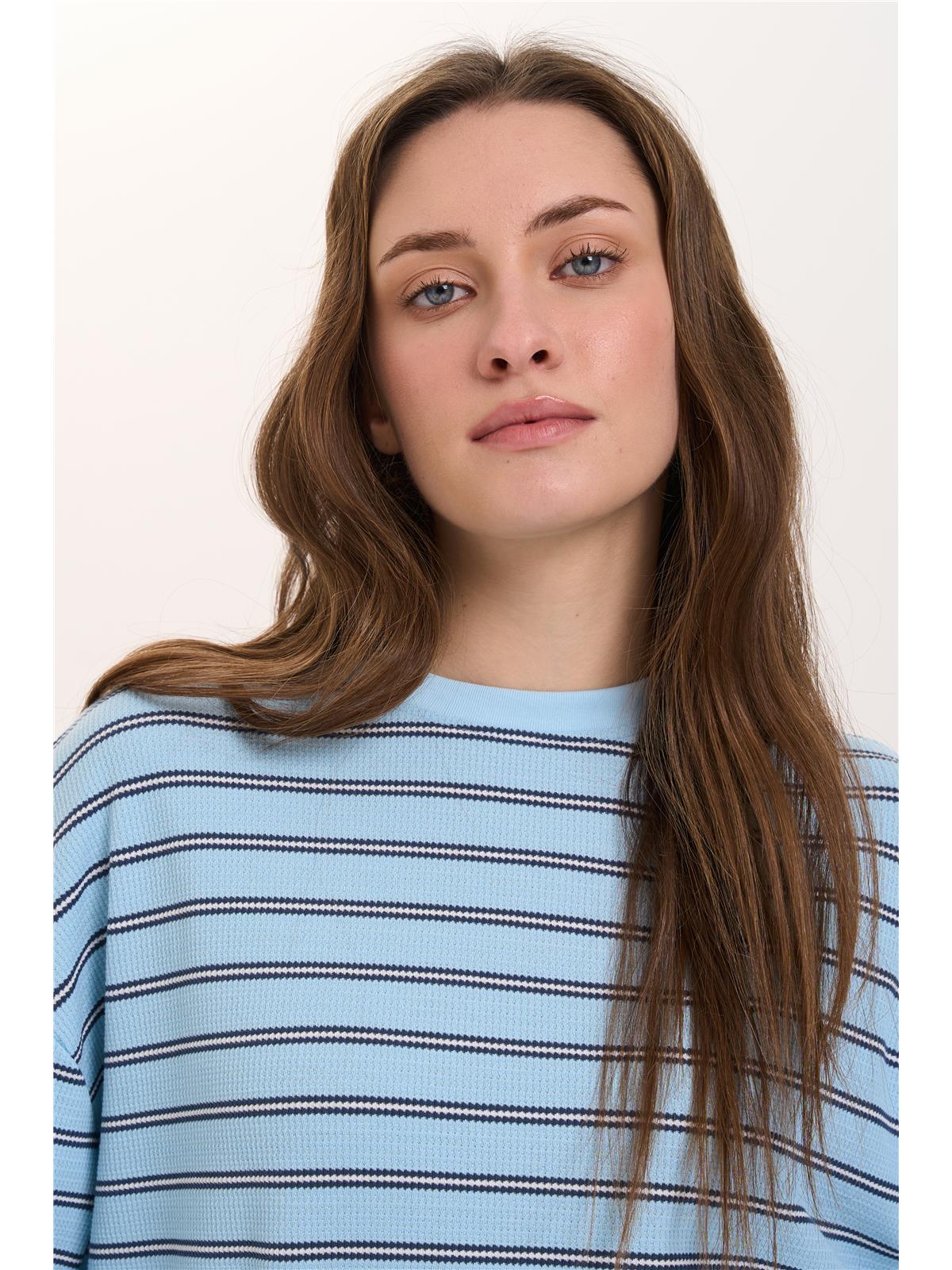 Sweatshirt gestreift