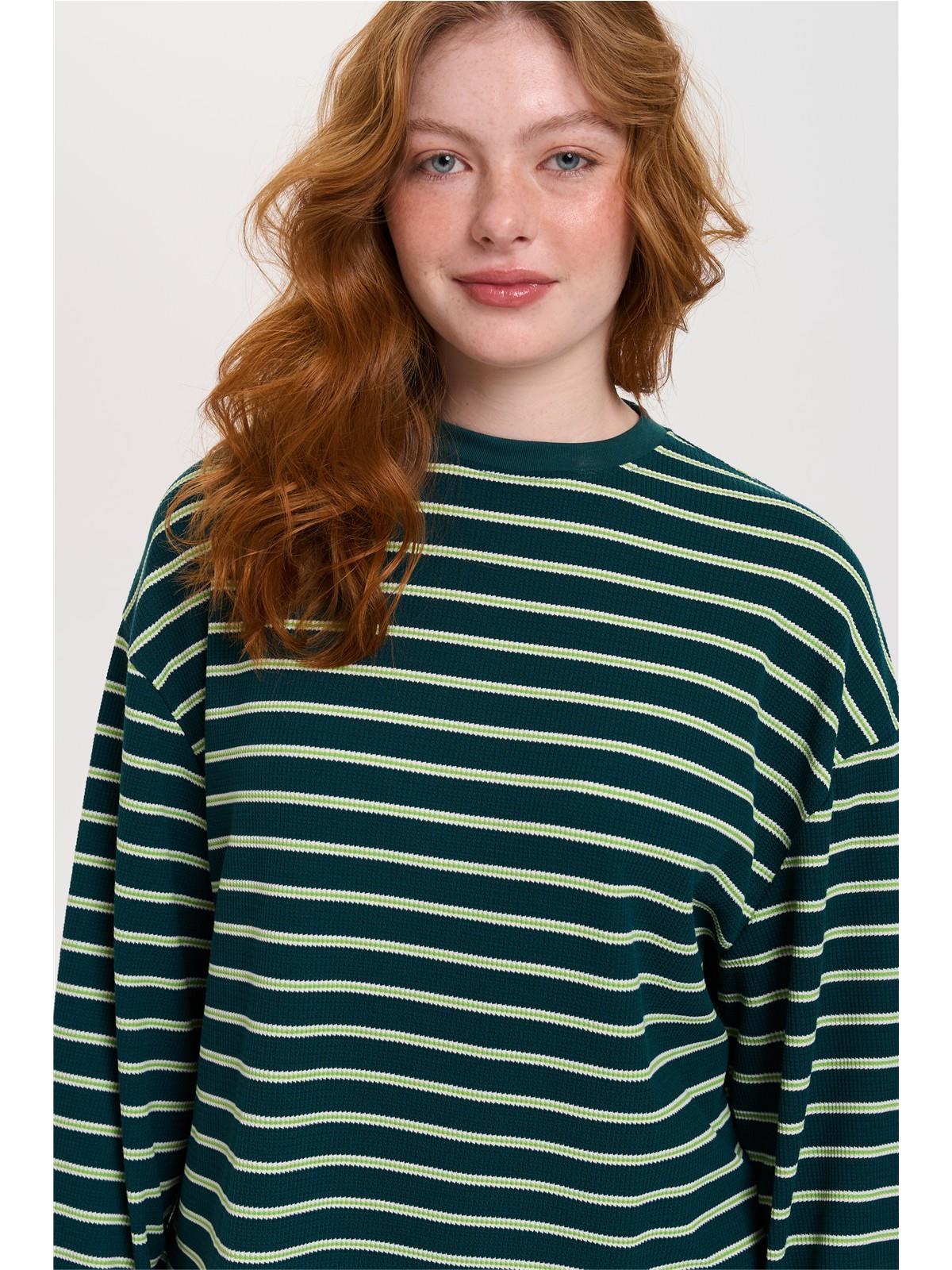 Sweatshirt gestreift