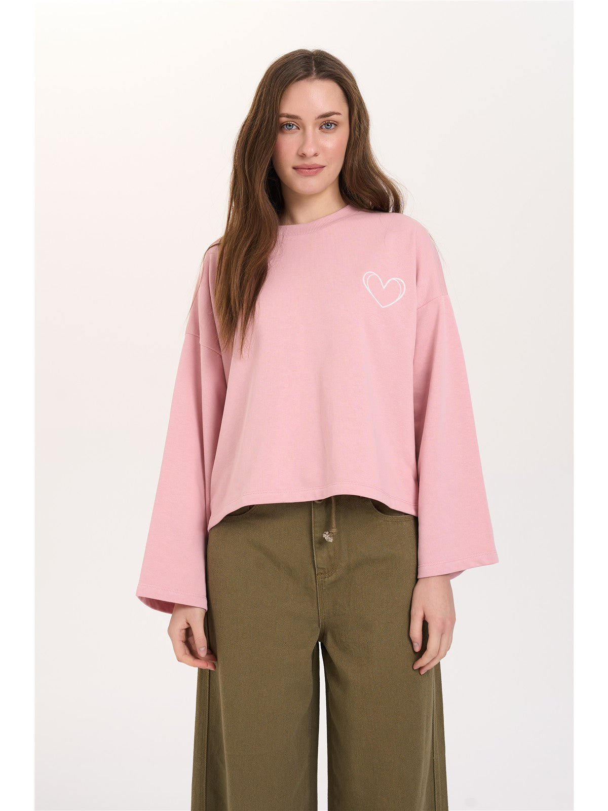 Sweatshirt aus Baumwolle