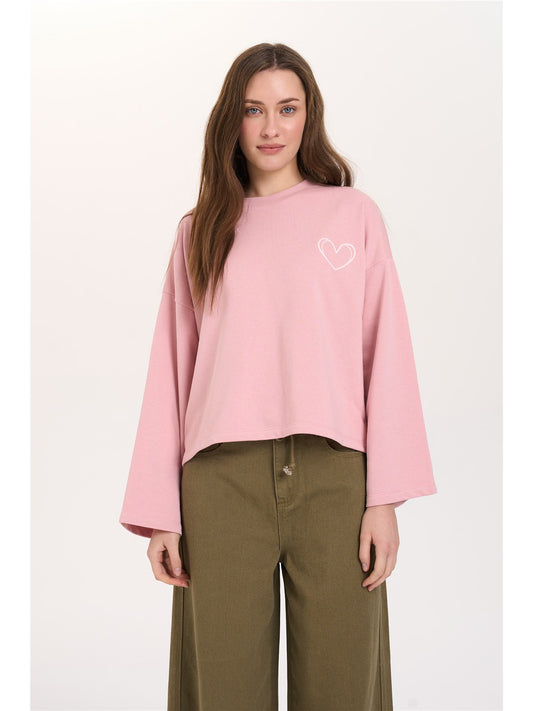 Sweatshirt aus Baumwolle