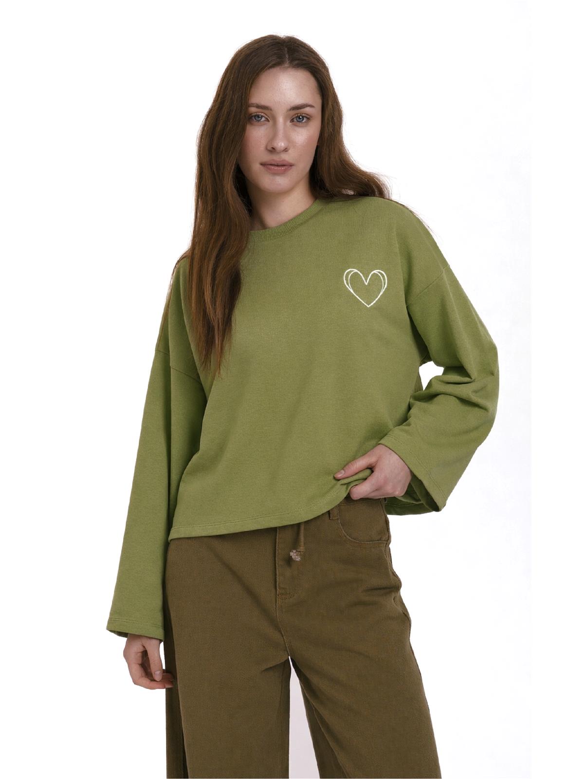 Sweatshirt aus Baumwolle