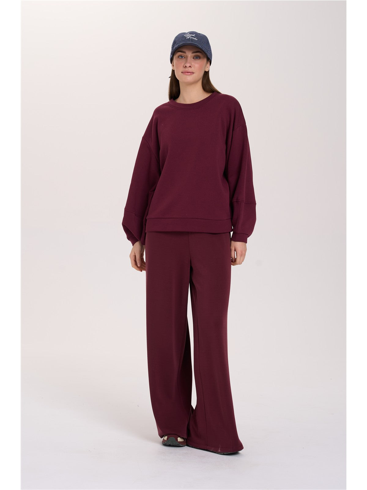 Hose mit weitem Bein