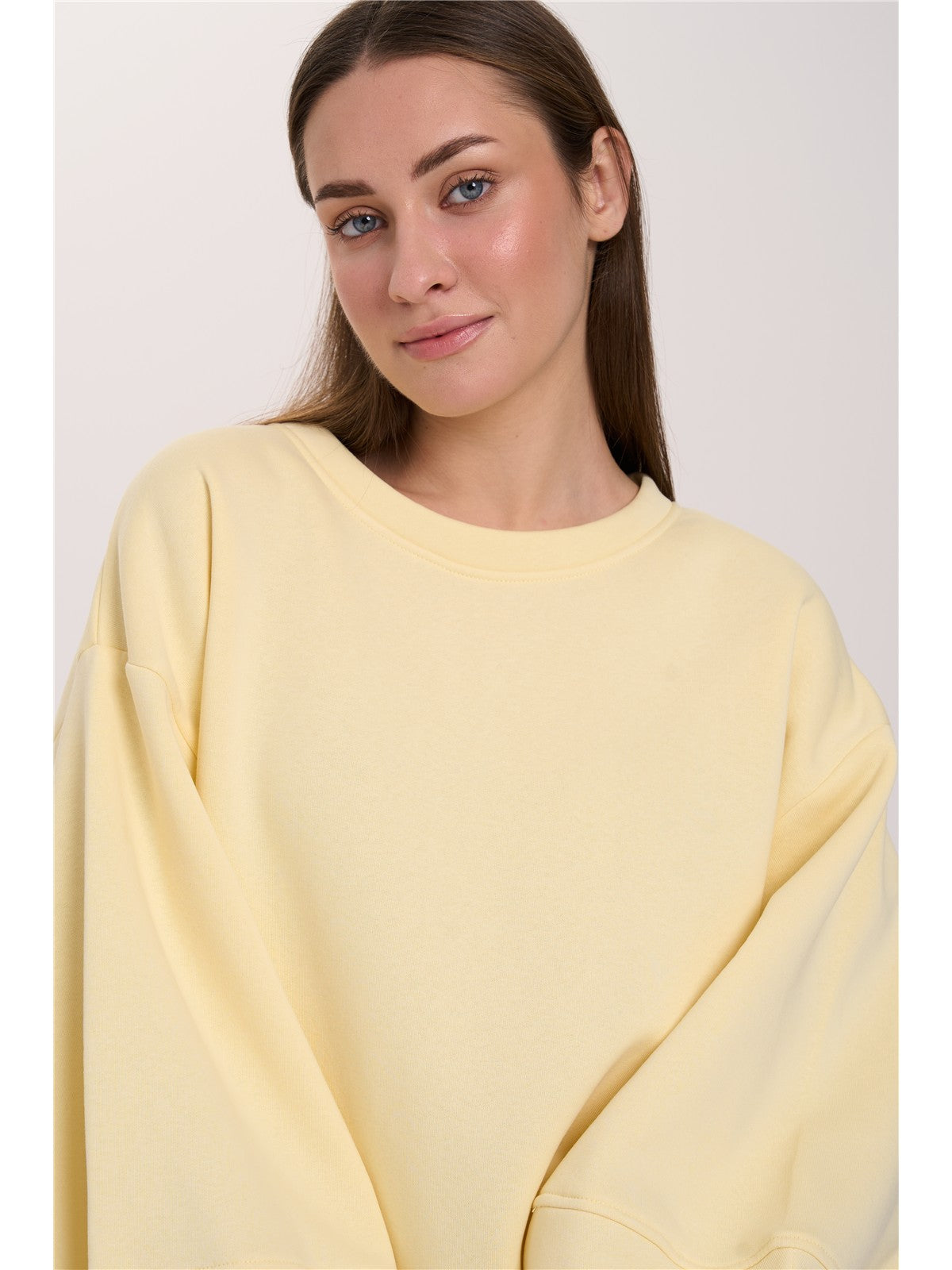 Sweatshirt mit voluminösen Ärmeln
