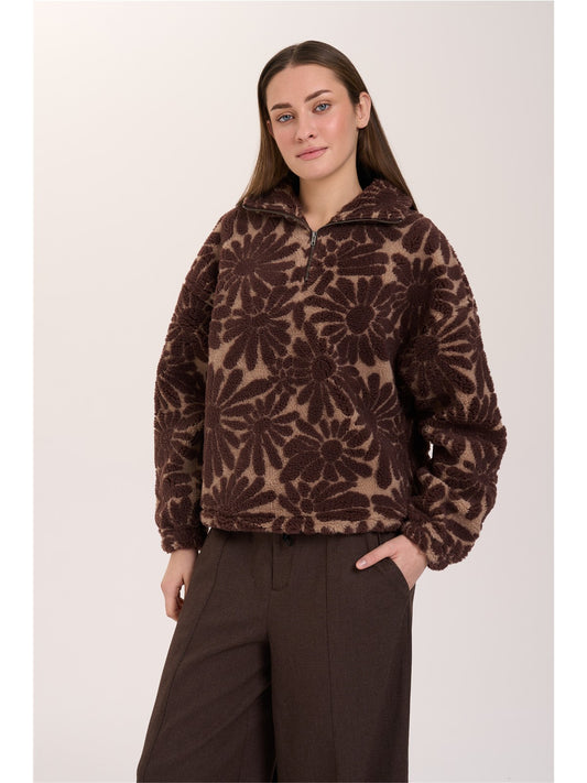 Sweatshirt mit Blumenmuster