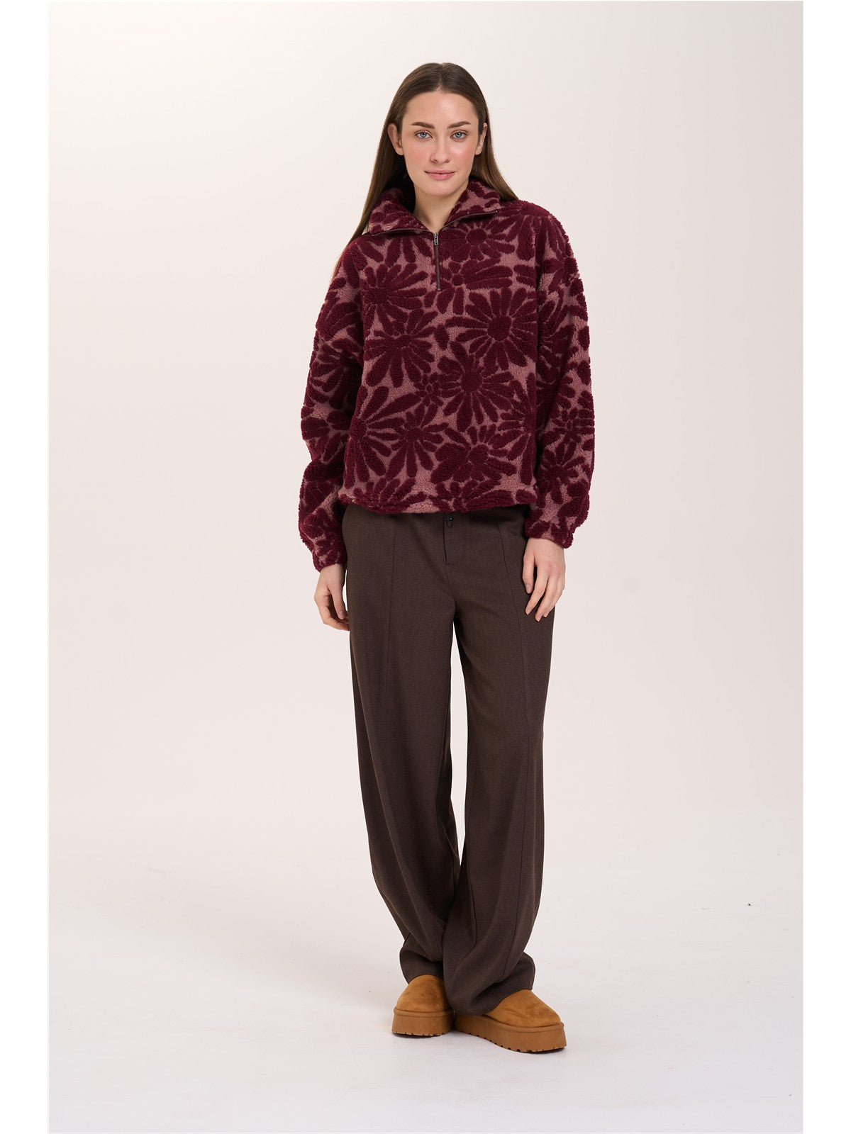 Sweatshirt mit Blumenmuster