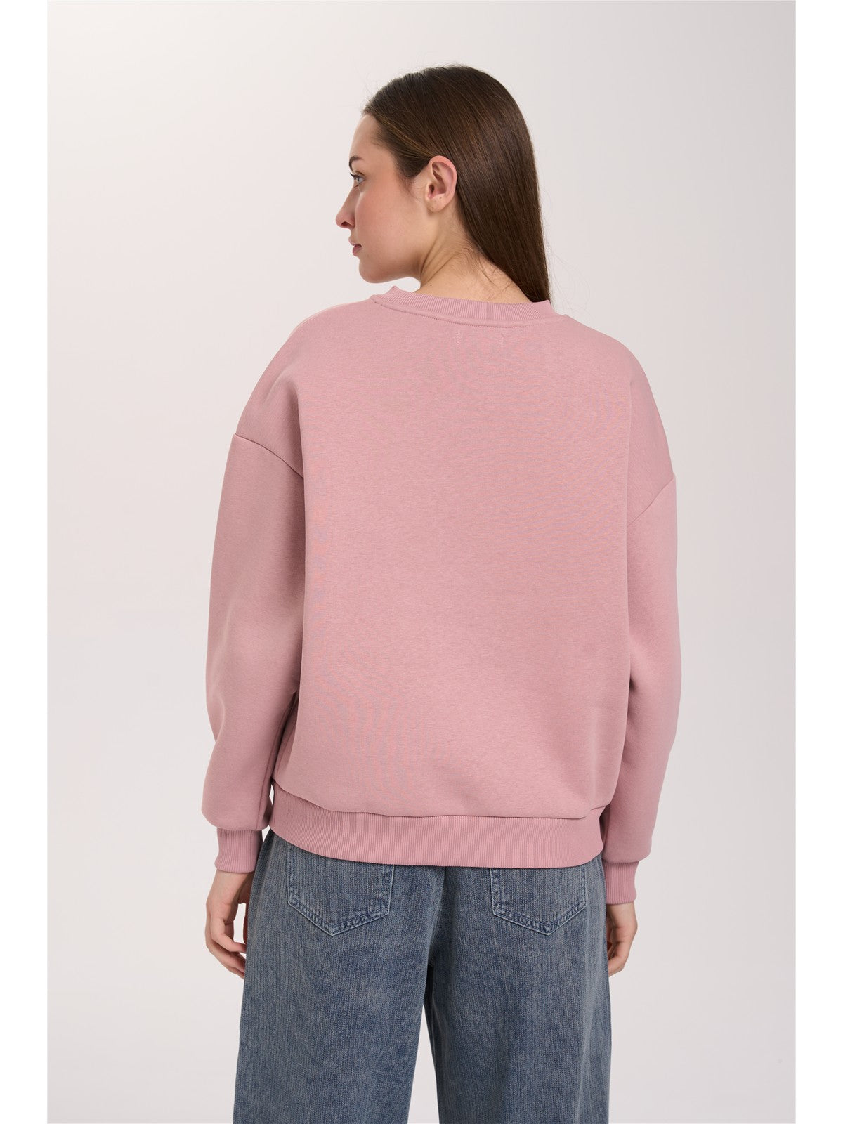 Sweatshirt in Rosé