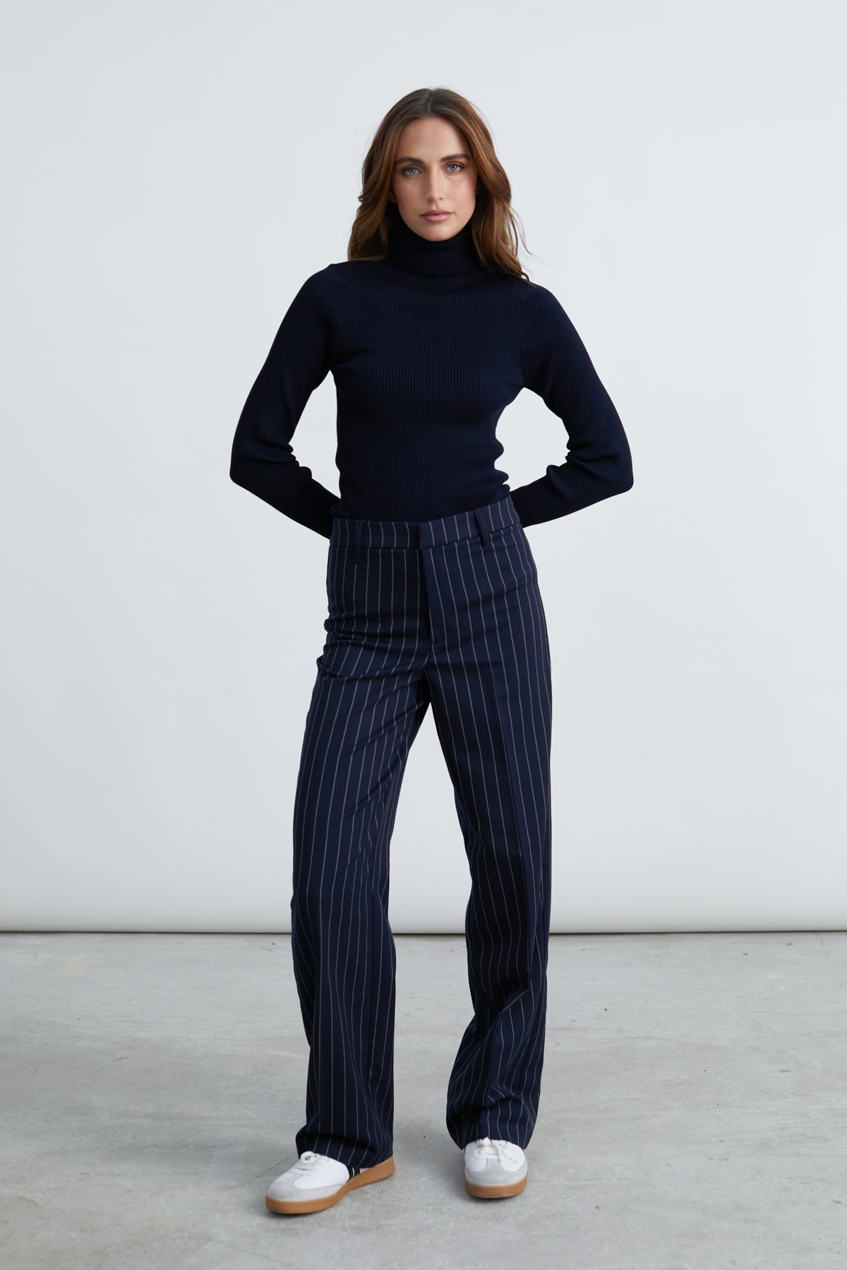 Hose in Blau