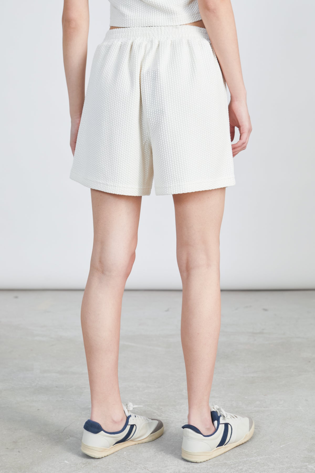 Shorts aus Strickstoff