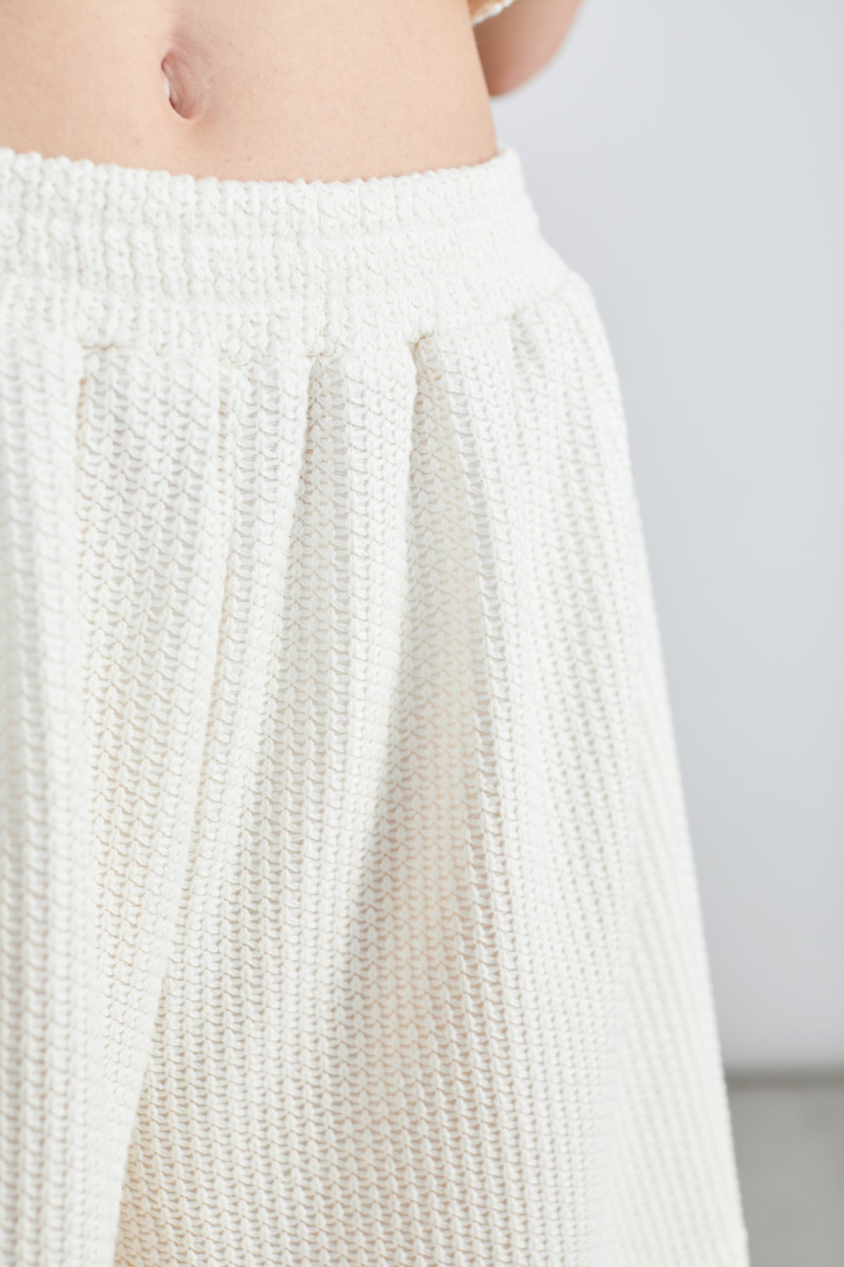 Shorts aus Strickstoff