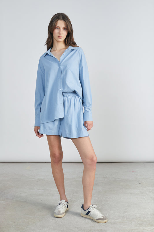 Shorts in Blau