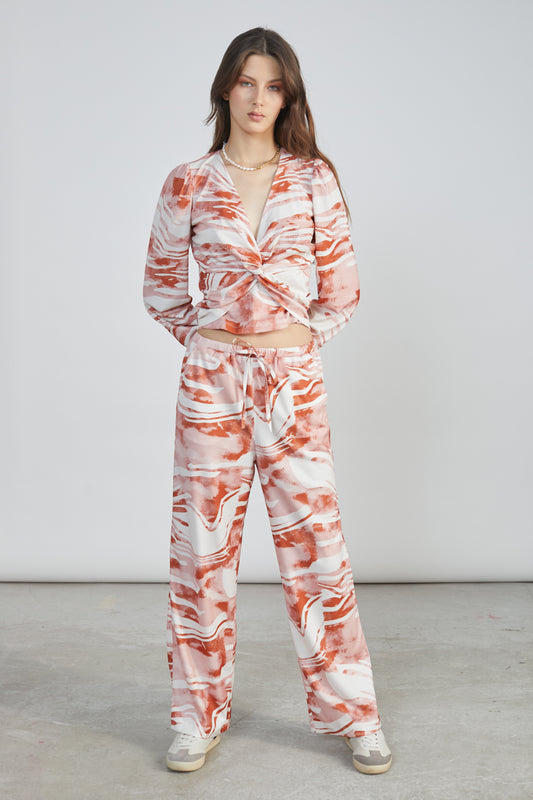 Hose mit Print