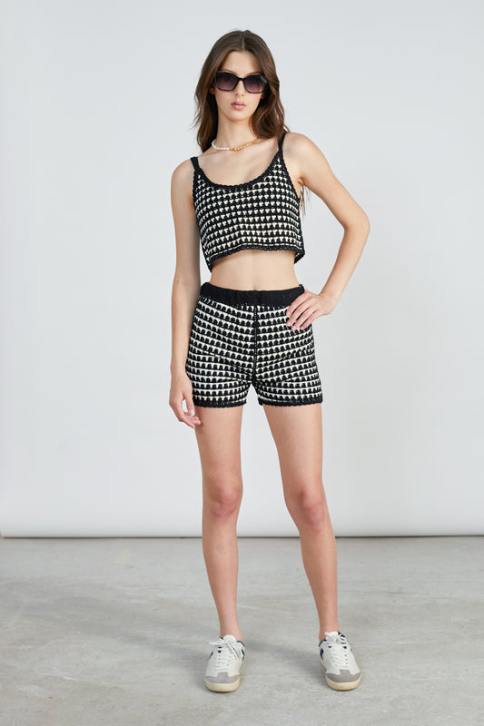 Shorts gehäkelt