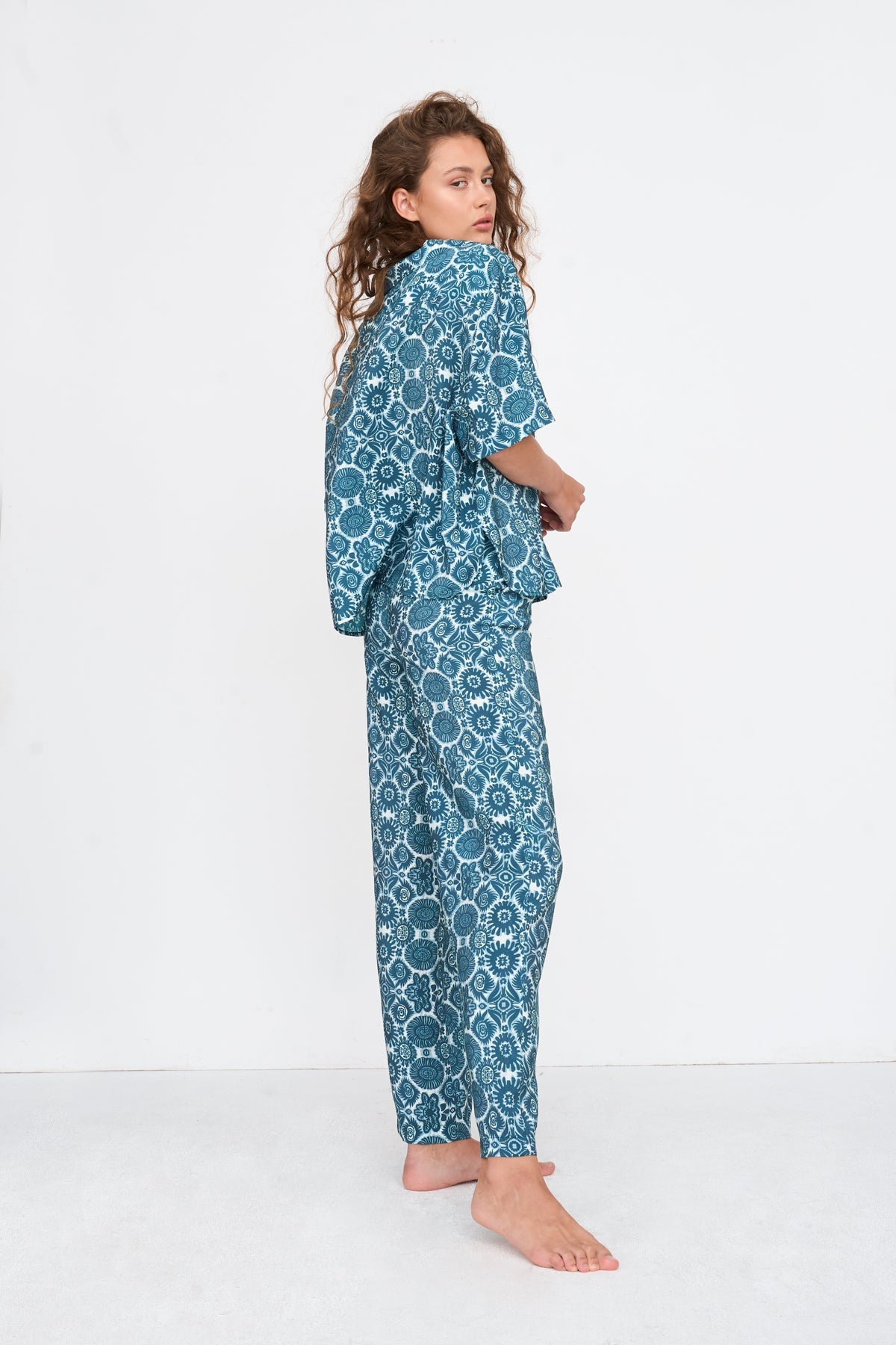 Hose aus Viskose-Mix