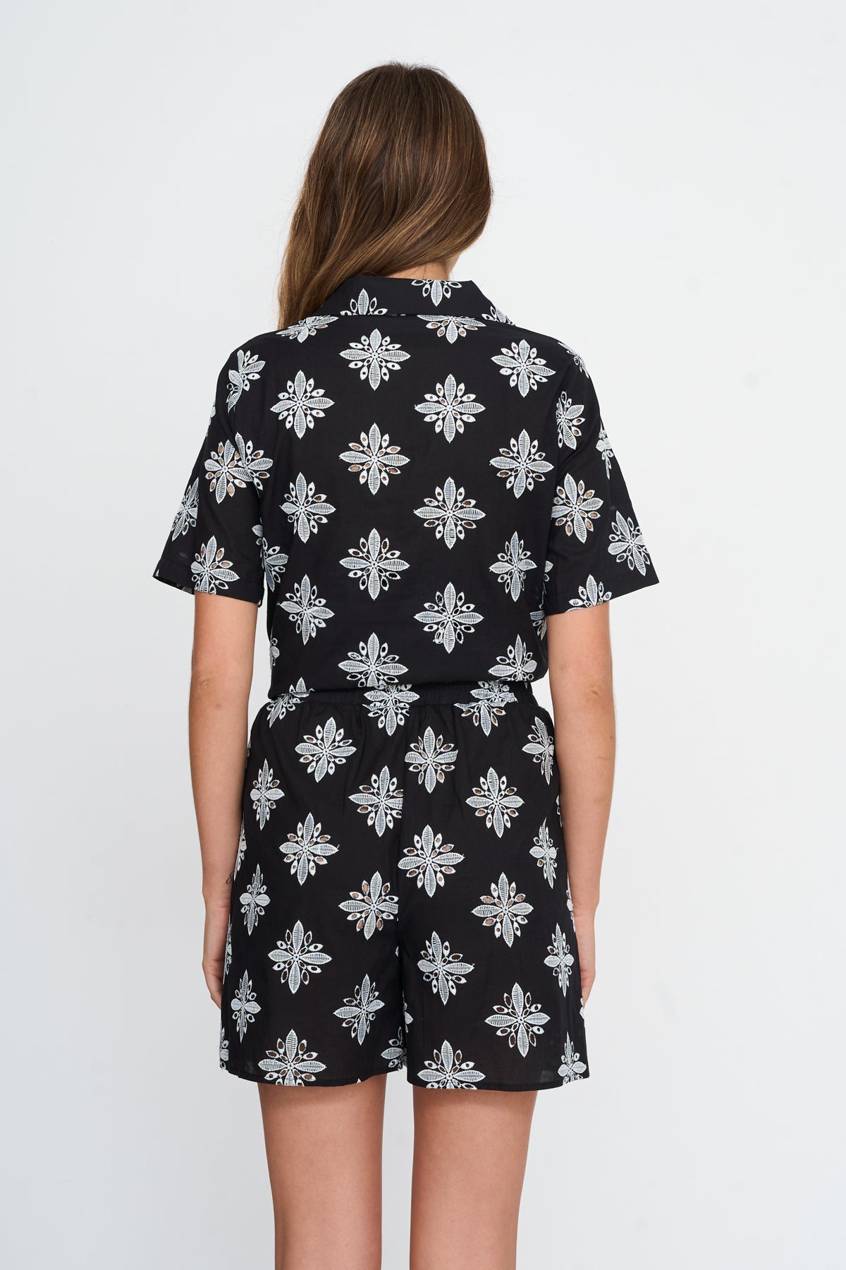 Shorts aus Baumwolle