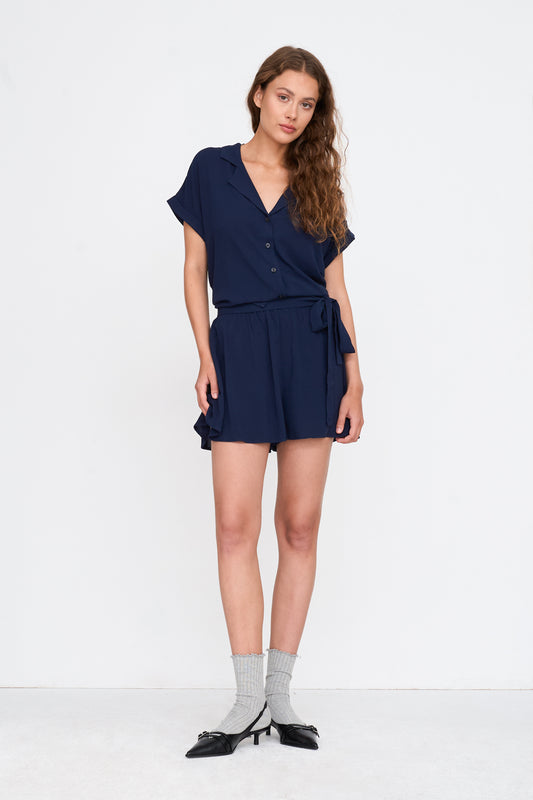 Shorts aus Viskose