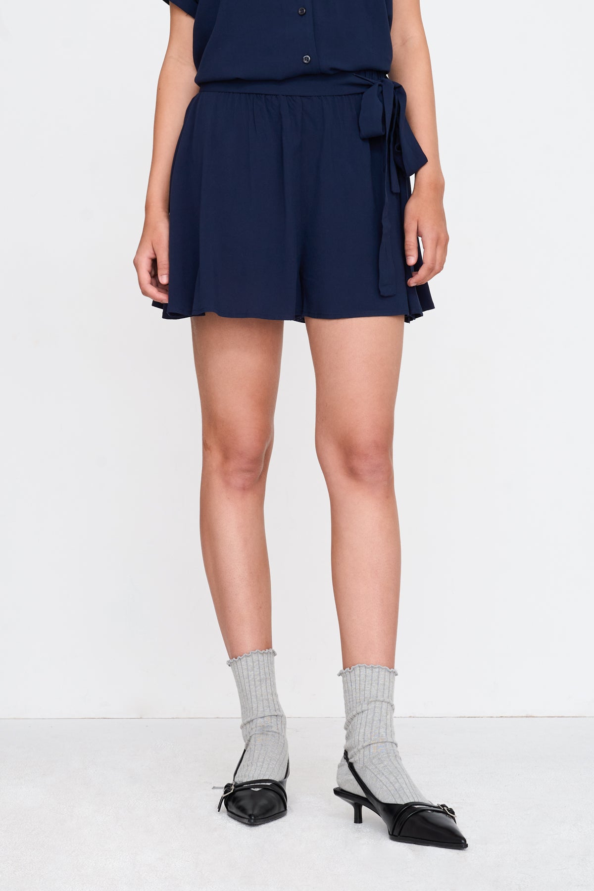 Shorts aus Viskose