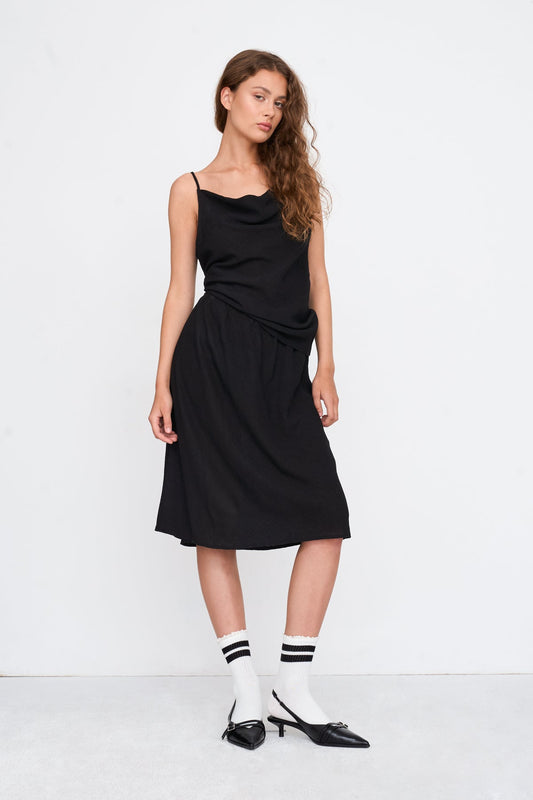 Rock aus Viskose-Mix