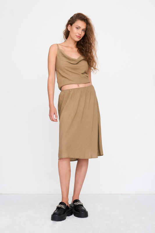 Rock aus Viskose-Mix